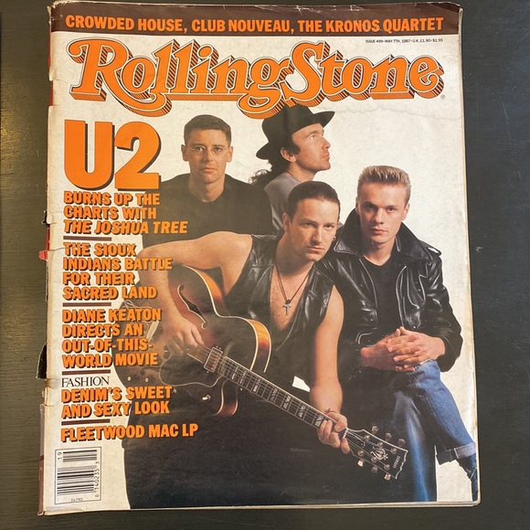 Vintage U2 Cover’s on Rolling Stones Magazine - lot of 4- rare find-gently used - Picture 12 of 15